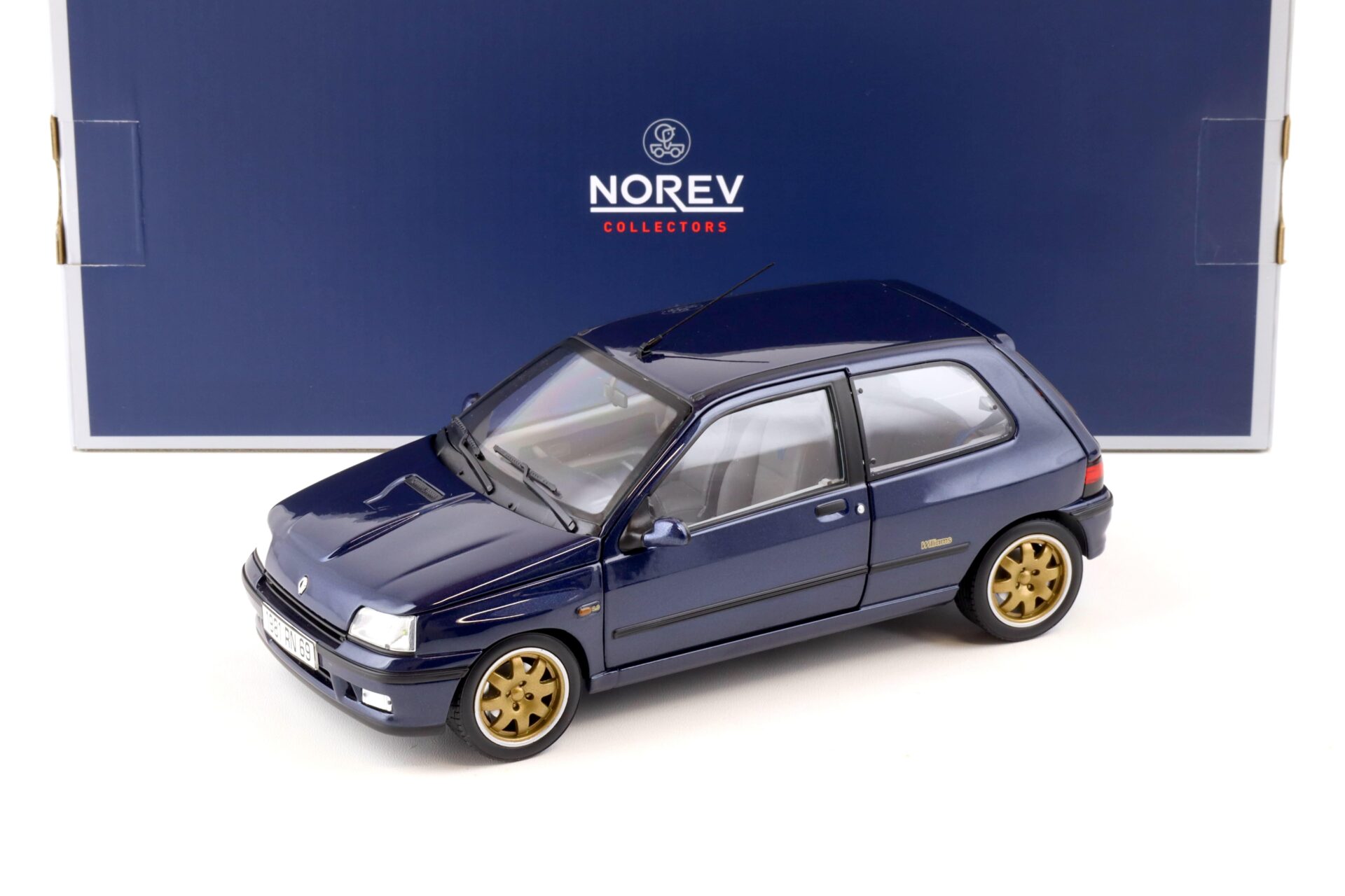 ID 87744 orig.jpg 1:18 Norev Renault Clio Williams 1993 blue metallic 185230