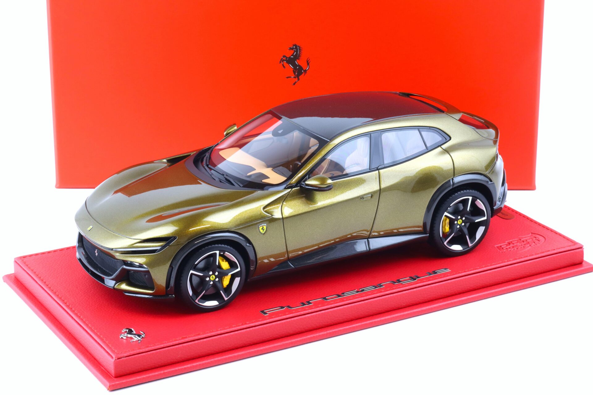ID 87955 orig.jpg 1:18 BBR Ferrari Purosangue Verde Volterra green/ red base - Limited 40 pcs.