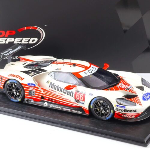 1:18 Top Speed Ford GT GTLM #66 Daytona 24h 2019 Chip Ganassi Team USA TS0227 - Image 2