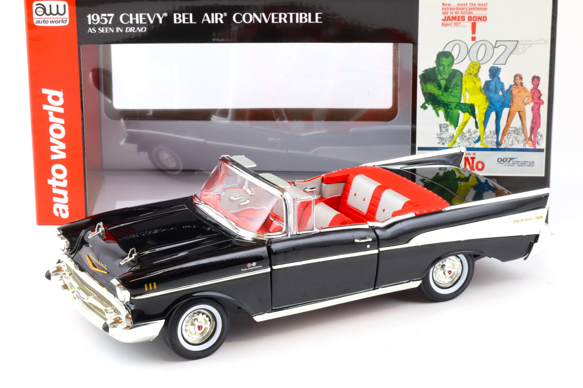ID 88306 orig.jpg 1:18 Auto World 1957 Chevrolet Bel Air Convertible black James Bond 007 DR. NO