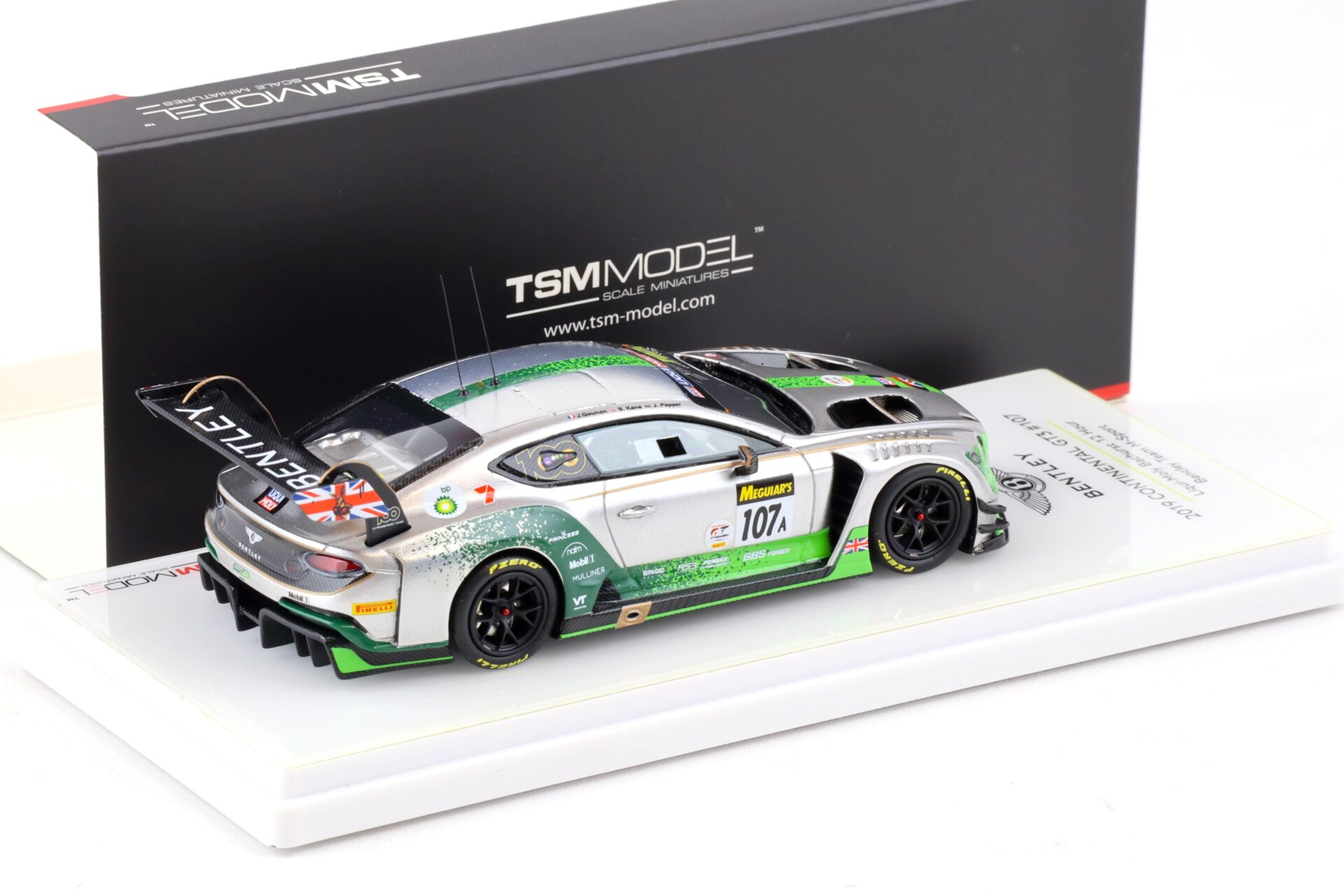 1:43 TSM Model Bentley Continental GT3 #107A Liqui-Moly Bathurst 12h 2019 TSM439450