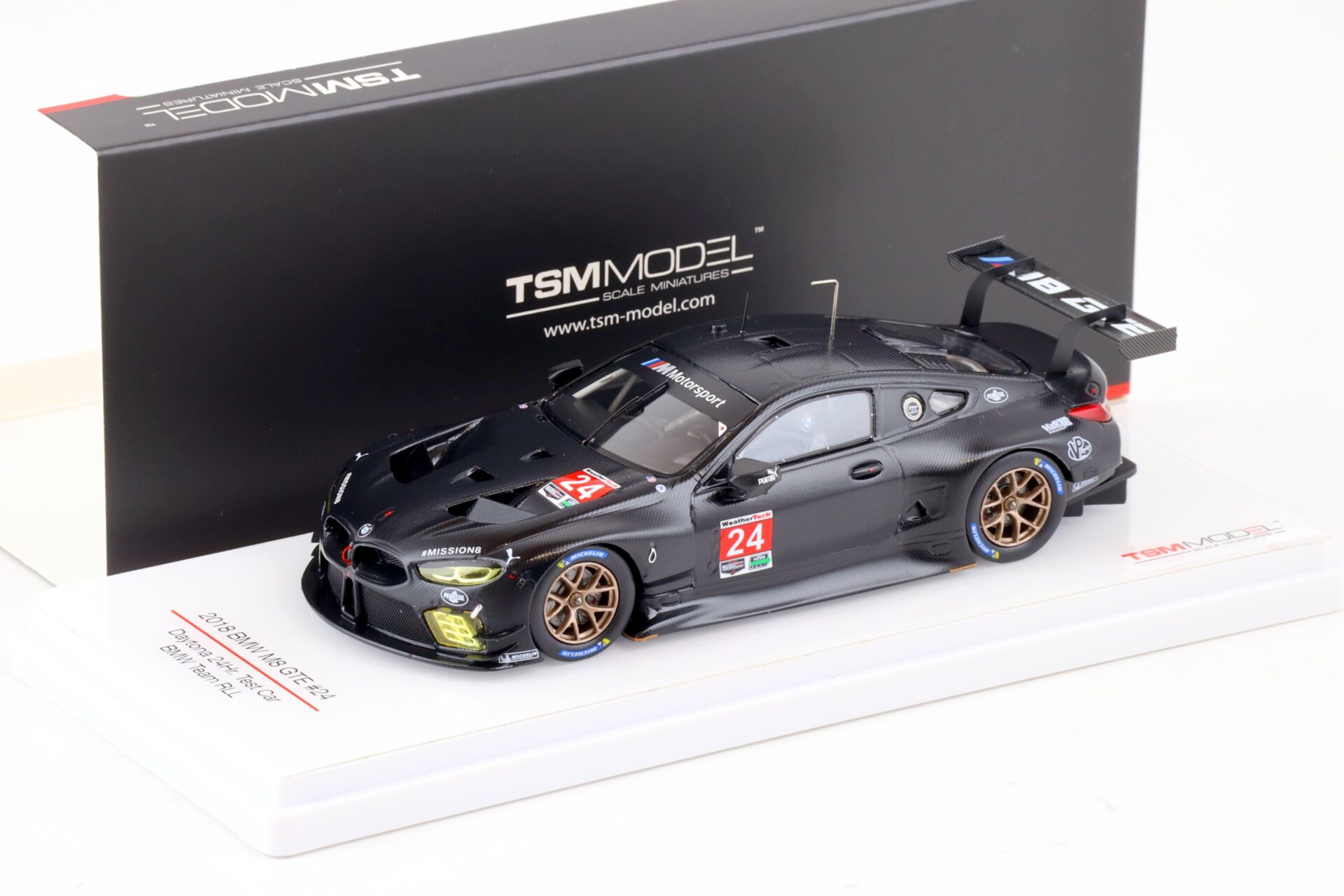 ID 88324 orig.jpg 1:43 TSM Model BMW M8 GTE #24 Daytona 24h Test Car Team RLL Carbon TSM430434