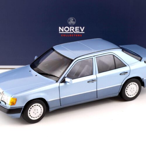 1:18 Norev Mercedes 230 E W124 Limousine 1990 light blue metallic 183945