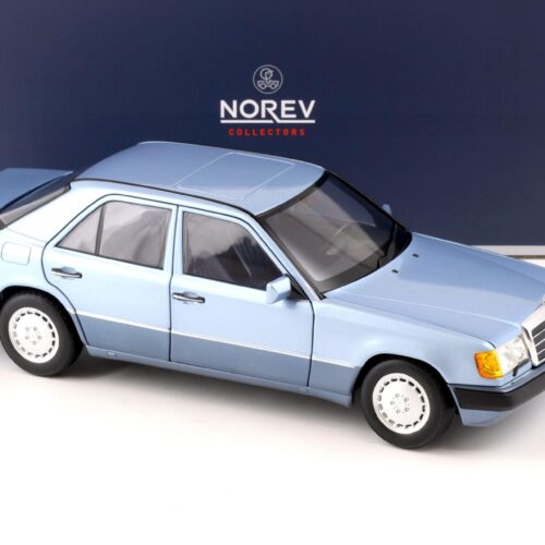 1:18 Norev Mercedes 230 E W124 Limousine 1990 light blue metallic 183945