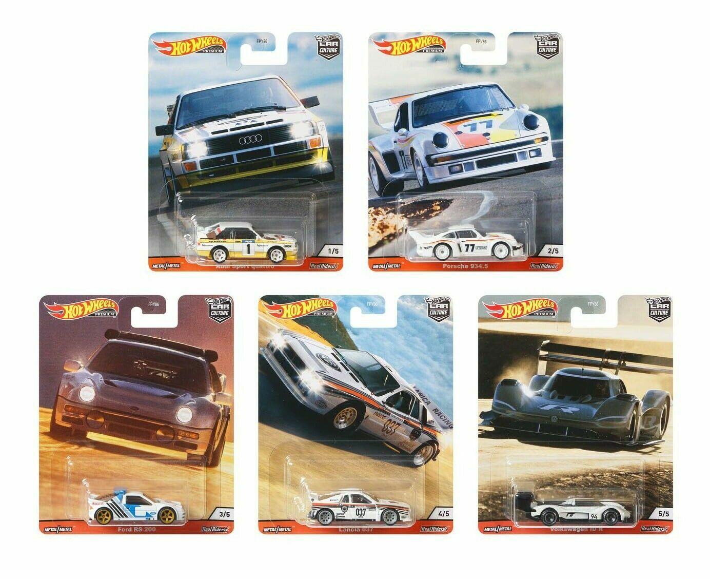 ID 88559 orig.jpg 1:64 Hot Wheels Premium 2020 Thrill Climbers Pack 5 pcs. 979R Audi, Lancia, Porsche