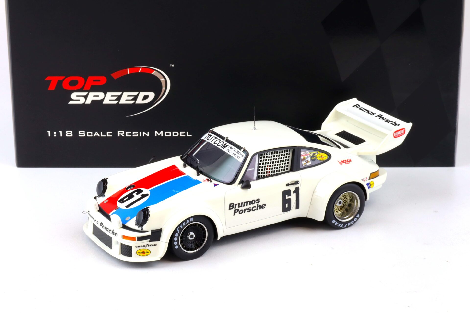 ID 88562 orig 1.jpg 1:18 Top Speed Porsche 934/5 #61 Sebring 12h 3rd Place 1977 Brumos Racing TS0300