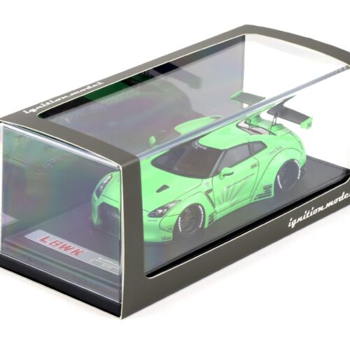 1:43 Ignition Model IG2270 Nissan LB-WORKS GT-R R35 Liberty Walk green metallic - Image 3
