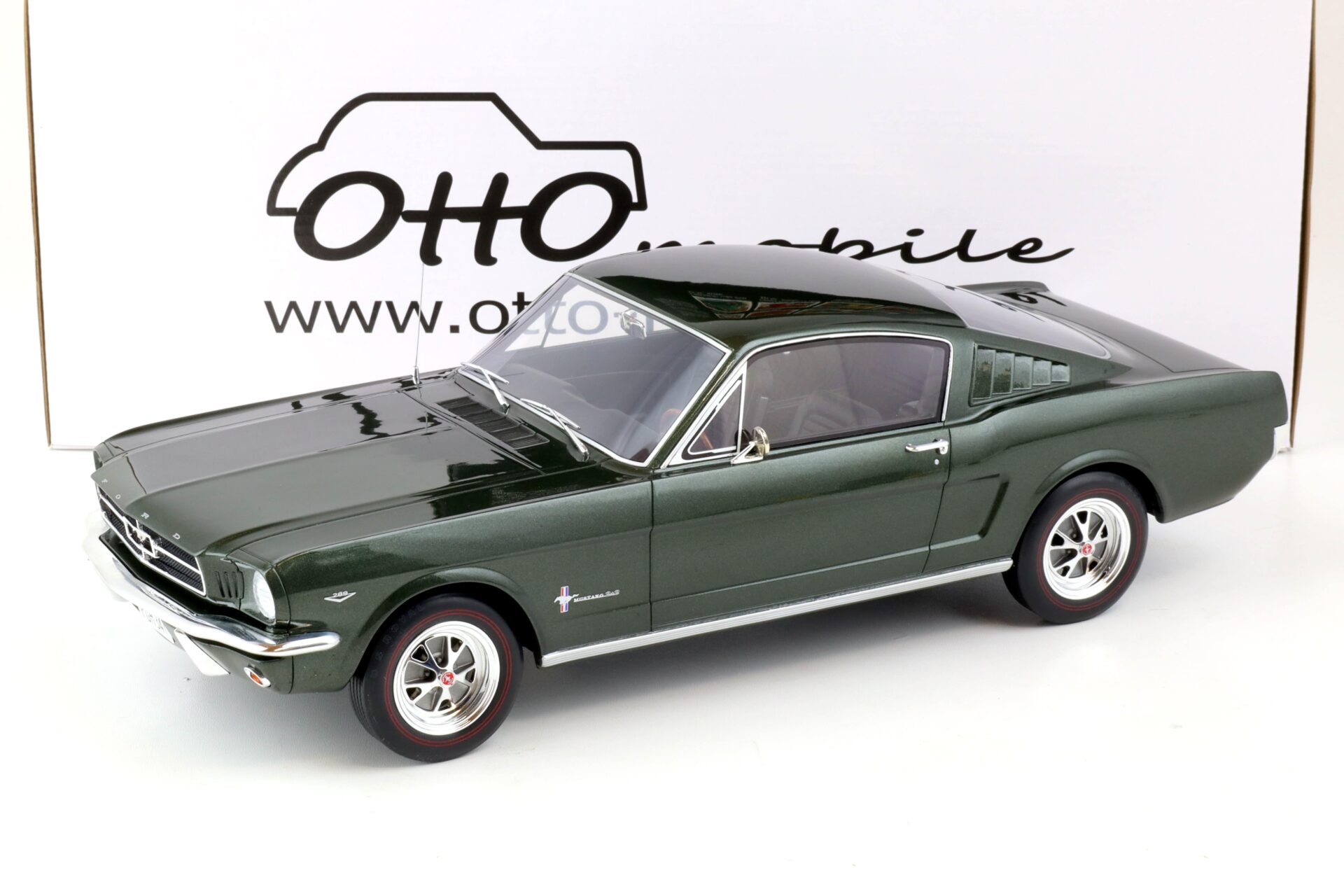 ID 88847 orig.jpg 1:12 OTTO mobile G079 Ford Mustang Fastback Coupe 1965 green metallic