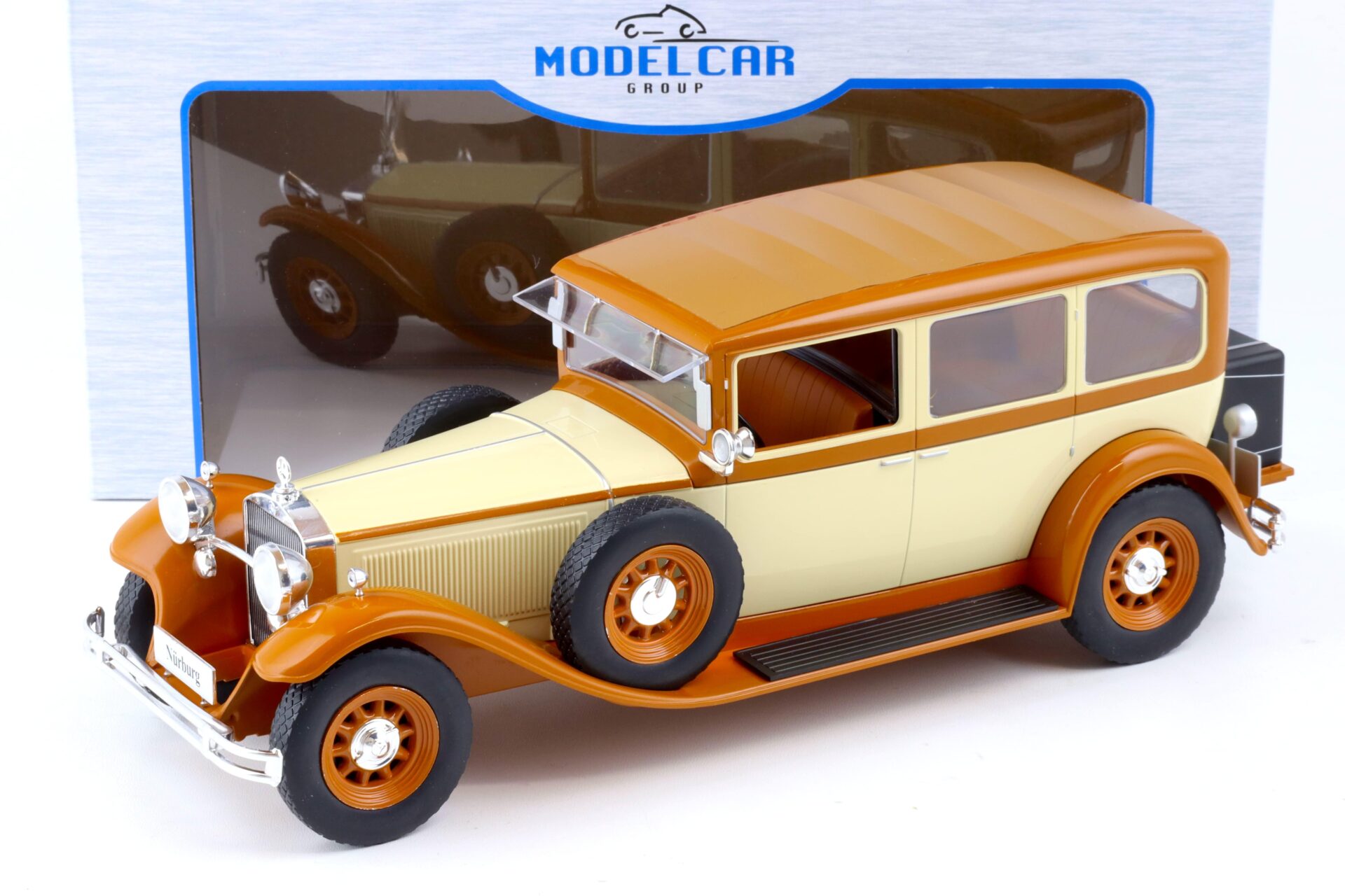 ID 88926 orig.jpg 1:18 MCG Mercedes Typ Nürburg 460 (W08) 1928 beige/ brown