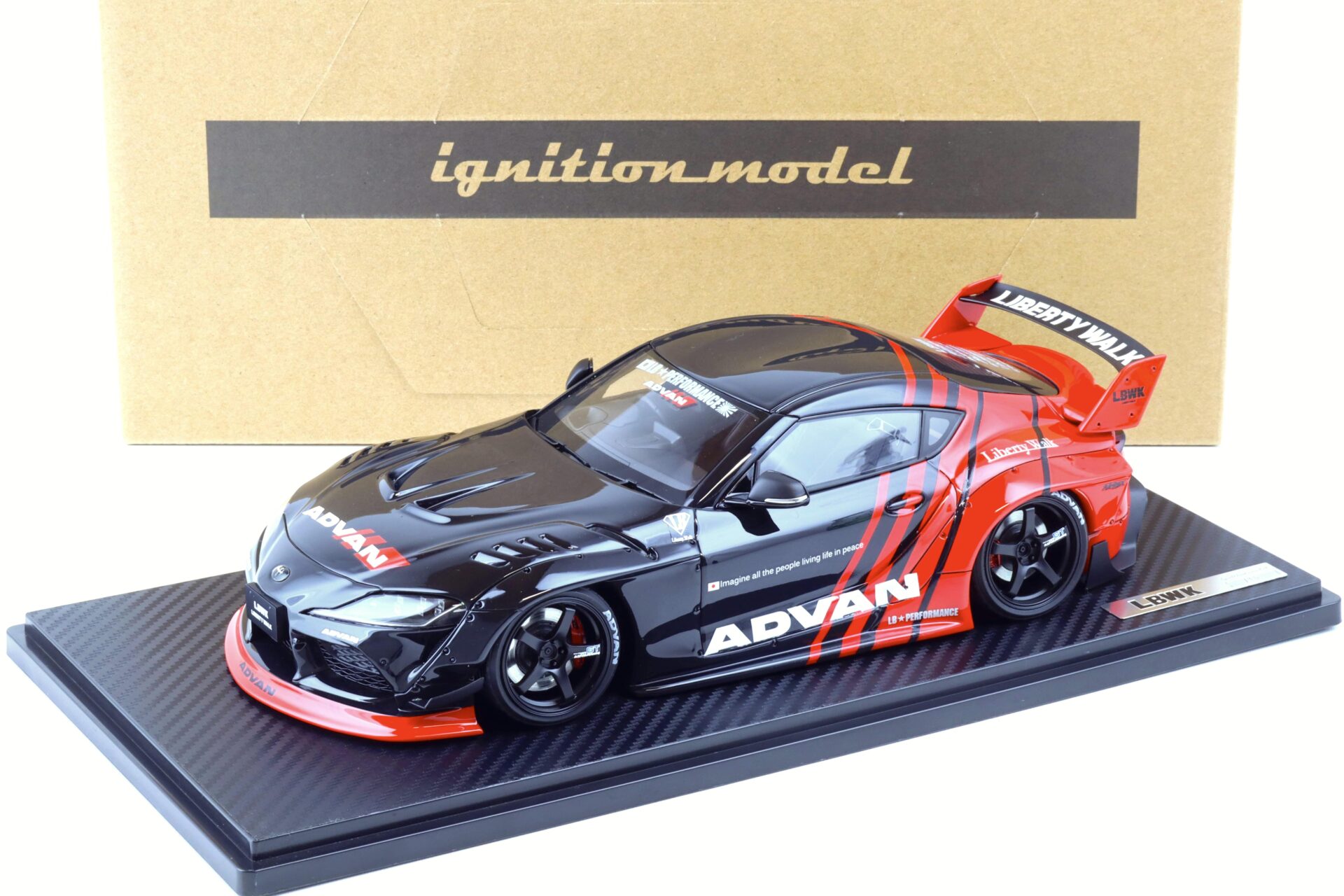 ID 89004 orig.jpg 1:18 Ignition Model IG2650 LB-WORKS Toyota Supra (A90) ADVAN red/ black