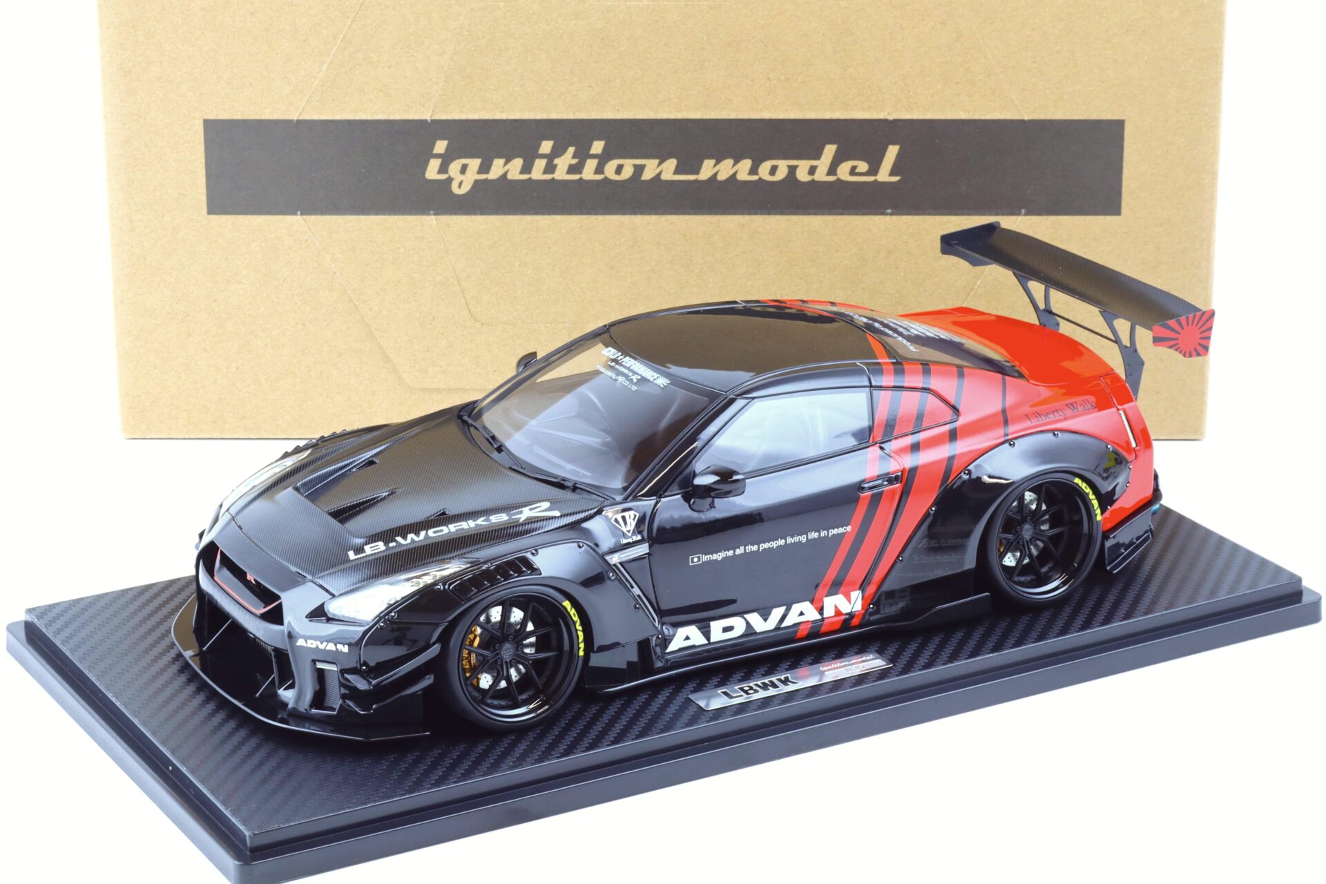 1:18 Ignition Model IG2345 LB-WORKS Nissan GT-R R35 Type 2 ADVAN