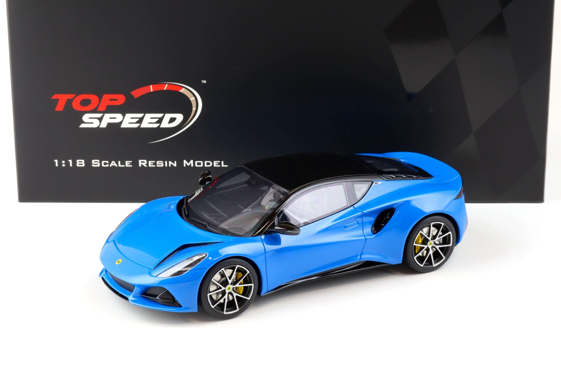 1:18 Top Speed Lotus Emira Seneca blue 2022 TS0345