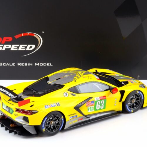 1:18 Top Speed Chevrolet Corvette C8.R #63 Le Mans 24h GTE PRO 2nd Place 2021 TS0380