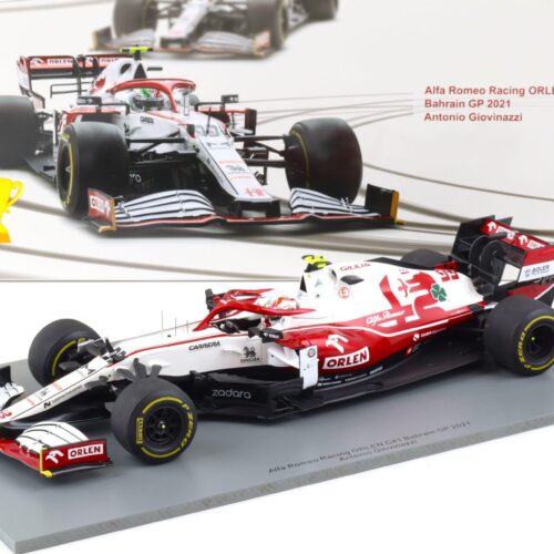 1:18 Spark Alfa Romeo Racing ORLEN C41 #99 Bahrain GP 2021 Antonio Giovinazzi