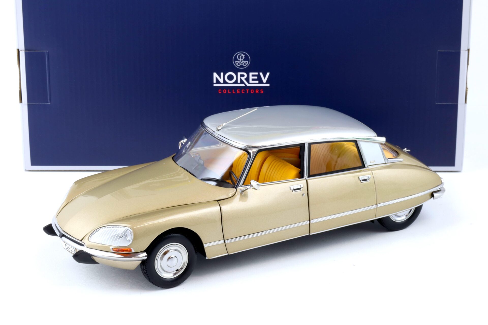 1:18 Norev Citroen DS 23 Pallas Sable gold metallic – Limited 1000
