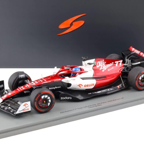 1:18 Spark Alfa Romeo F1 Team Orlen C42 - 6th Place 2022 Bahrain GP Bottas