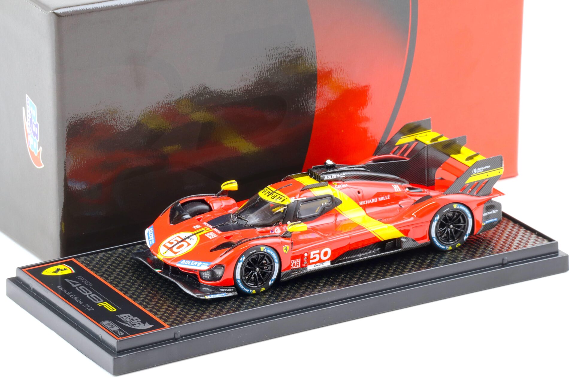 ID 89438 orig.jpg 1:43 BBR Ferrari 499P Hypercar 2022 Launch Edition - Limited 549 pcs.