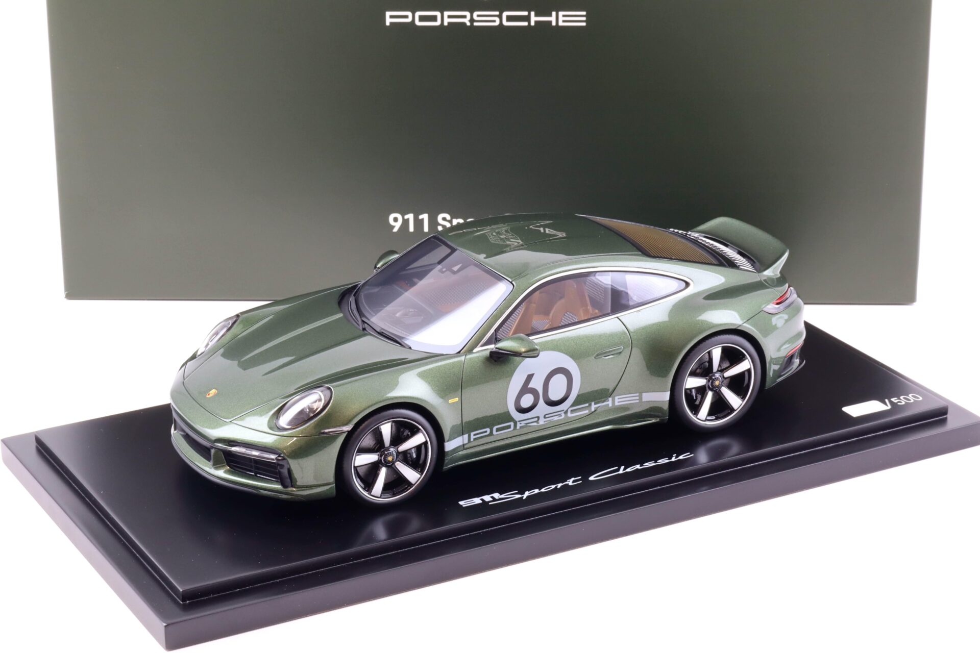 ID 89971 orig.jpg 1:18 Spark Porsche 911 (992) Sport Classic Coupe Oak green metallic 2022 WAP DEALER