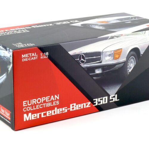 1:18 Sun Star Mercedes 350SL W107 Hardtop ivory 1977