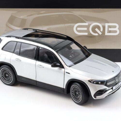 1:18 NZG Mercedes EQB AMG Line 2021 iridium silver metallic DEALER VERSION