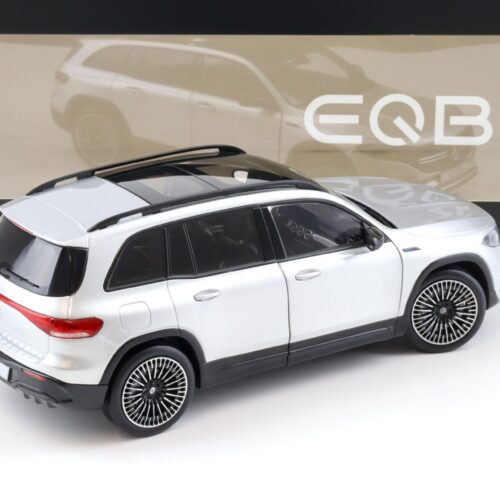 1:18 NZG Mercedes EQB AMG Line 2021 iridium silver metallic DEALER VERSION