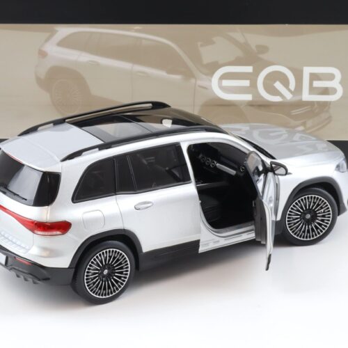 1:18 NZG Mercedes EQB AMG Line 2021 iridium silver metallic DEALER VERSION