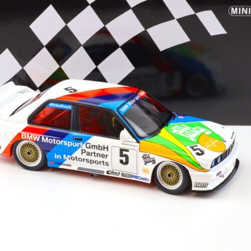 1:18 Minichamps BMW M3 E30 Winkelhock 3rd Place Macau Guia Race 1990