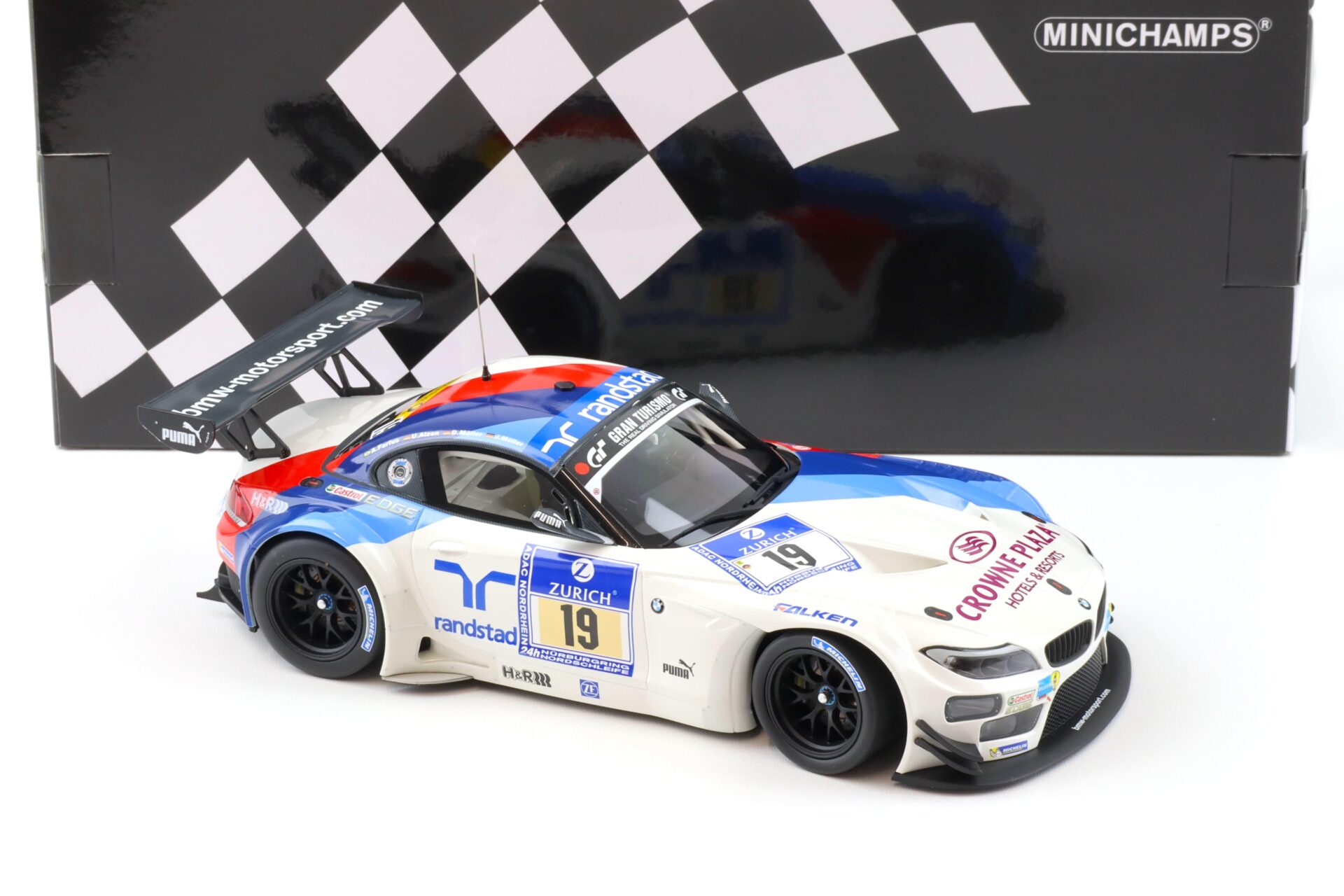 1:18 Minichamps BMW Z4 GT3 Team Schubert ADAC 24h Nürburgring 2013