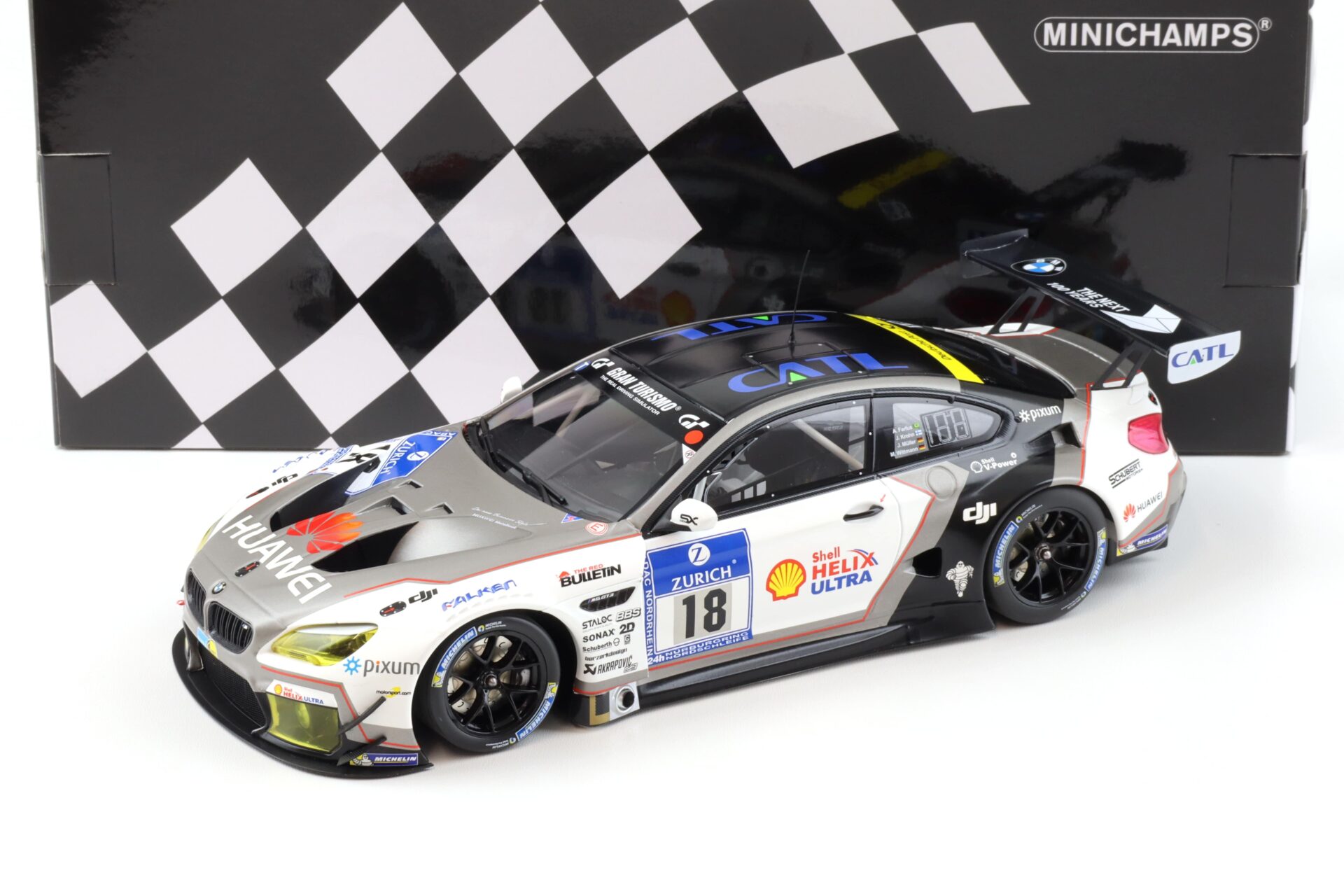 ID 91447 orig.jpg 1:18 Minichamps BMW M6 GT3 Schubert Motorsport 24h Nürburgring 2016 Farfus/ Krohn
