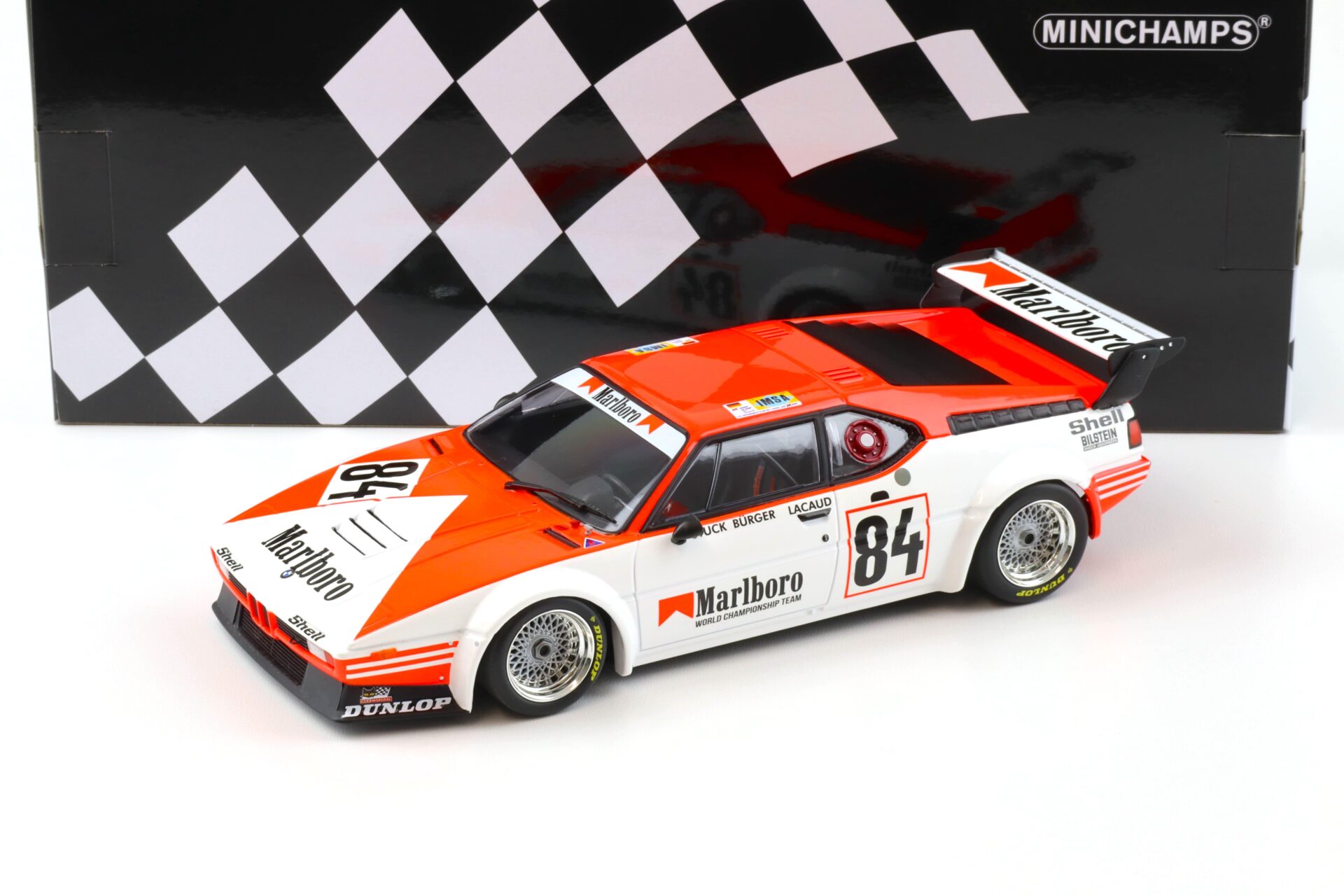 ID 91540 orig.jpg 1:18 Minichamps BMW M1 Equipe Dominique Lacaud 24h Le Mans 1980 Stuck/ Bürger