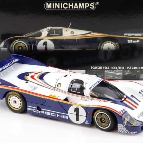 1:18 Minichamps Porsche 956L Winner 24h Le Mans 1982 Ickx/Bell #1 - Image 2