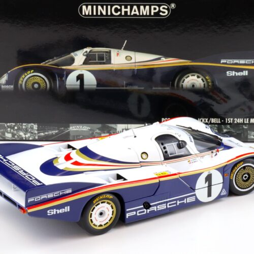 1:18 Minichamps Porsche 956L Winner 24h Le Mans 1982 Ickx/Bell #1 - Image 3
