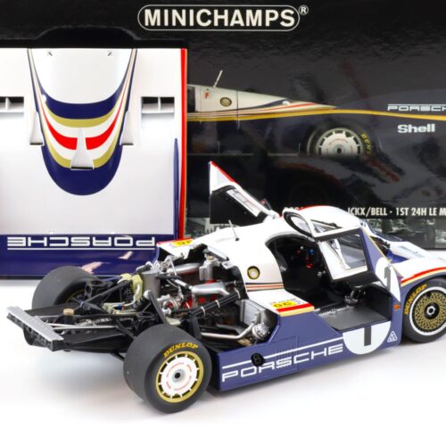 1:18 Minichamps Porsche 956L Winner 24h Le Mans 1982 Ickx/Bell #1 - Image 4