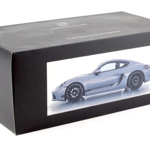 1:18 Spark Porsche 718 Cayman Style Edition arctic grey/ black stripe WAP DEALER