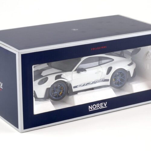 1:18 Norev Porsche 911 (992) GT3 RS Weissach Package 2022 white/ indigo blue 187353