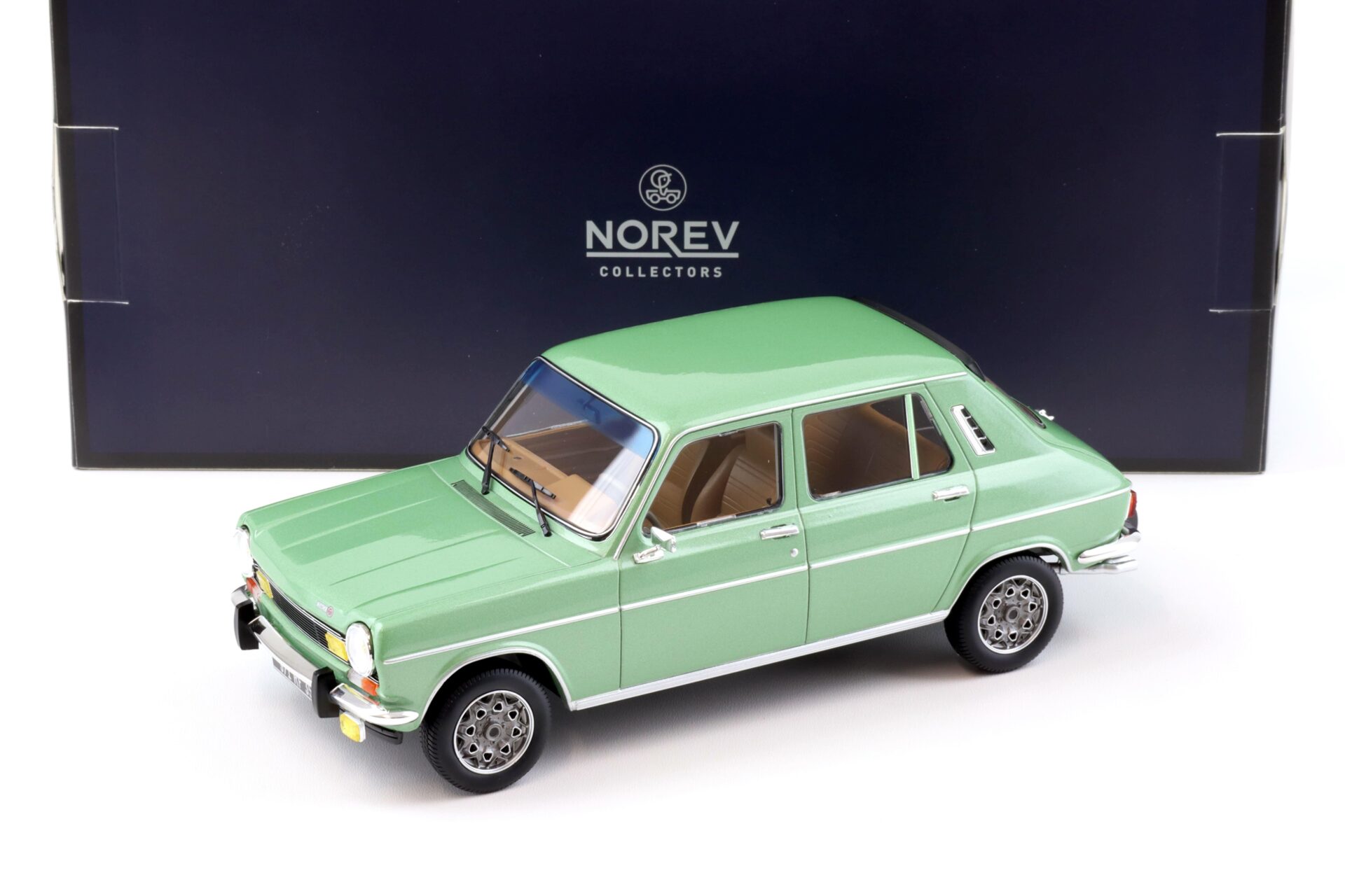 ID 92335 orig.jpg 1:18 Norev Simca 1100 TI 1975 Adriatique green metallic - Limited 300 pcs.