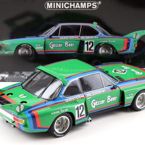 1:18 Minichamps BMW 3.5 CSL Gruppe 5 GÖSSER #12 Quester/ Nilsson 6h Zeltweg 1976