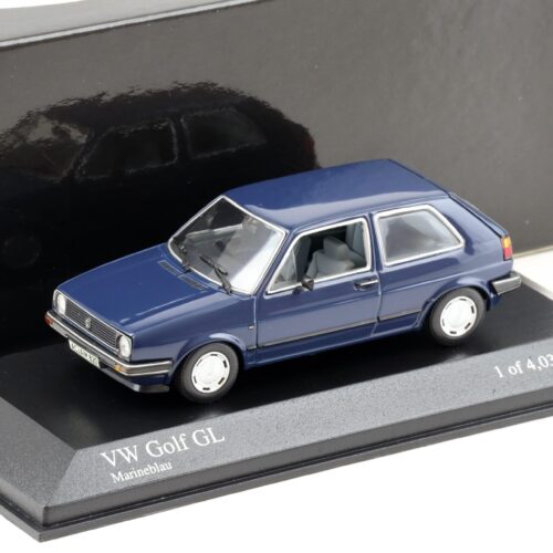 1:43 Minichamps VW Golf 2 GL Marine blue 1985 - Image 1