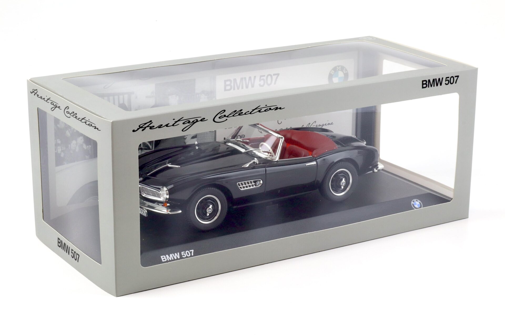 1:18 Norev BMW 507 Roadster black/red 1958-1959 Heritage DEALER