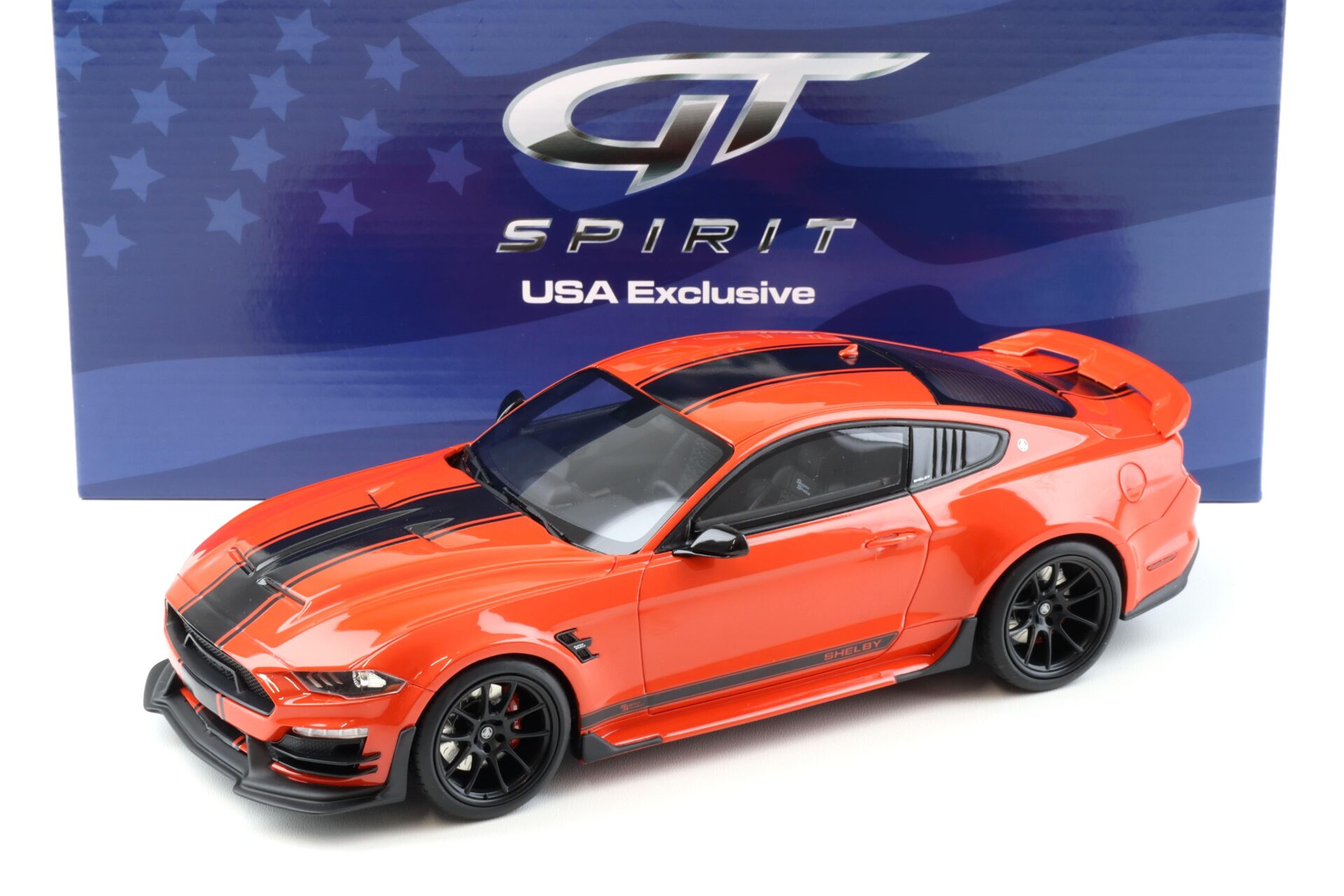ID 92870 orig.jpg 1:18 GT Spirit ACME US058 Shelby Super Snake Coupe 2021 Code orange/ black stripe