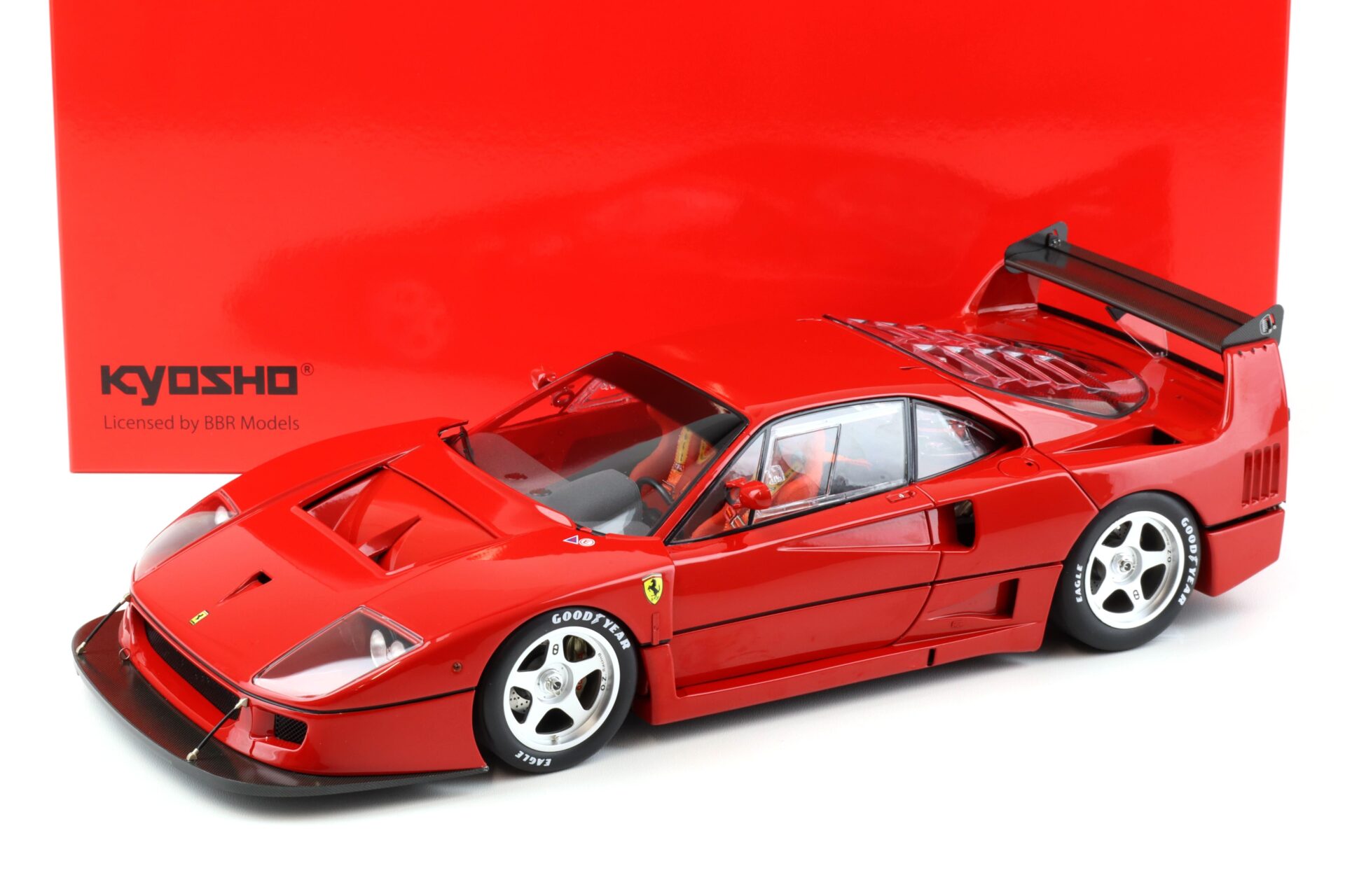 1:12 Kyosho Ferrari F40 Competizione 1989 Rosso Corsa red Diecast