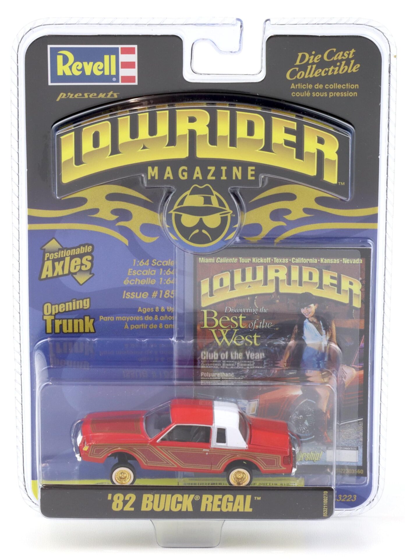 ID 93106 orig.jpg 1:64 Revell Lowrider 1982 Buick Regal red/white #185 Best of the West