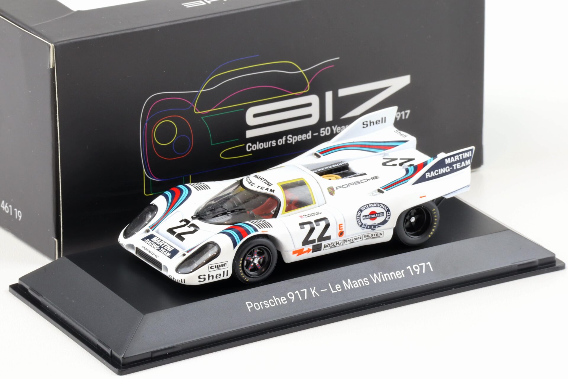 ID 93463 orig.jpg 1:43 Spark Porsche 917K Winner Le Mans 1971 Martini #22 MAP Porsche Museum
