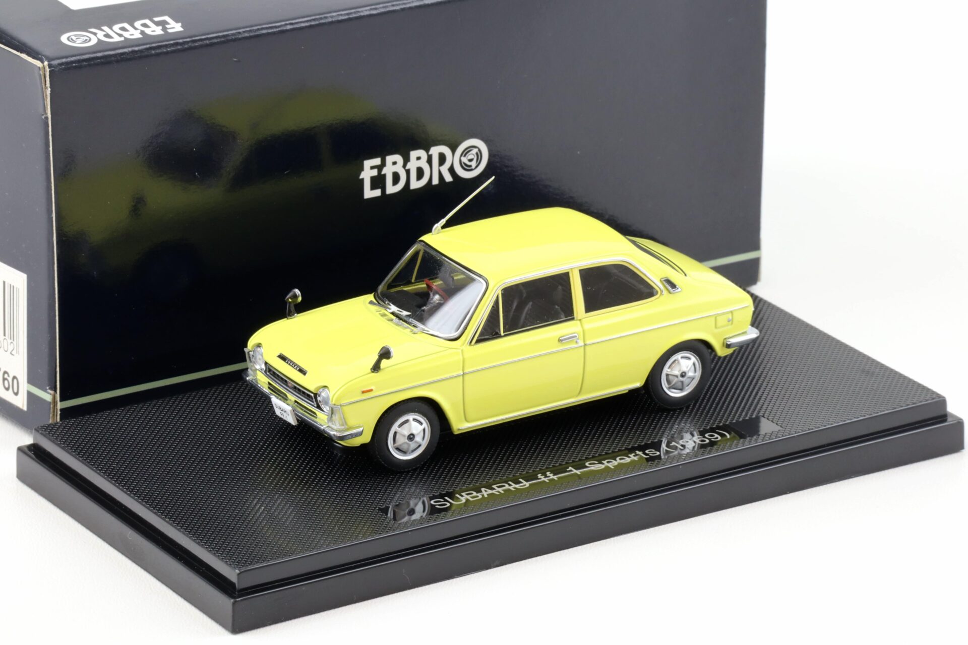 ID 93625 orig.jpg 1:43 Ebbro Subaru FF-1 Sports Sedan 2-door 1969 yellow