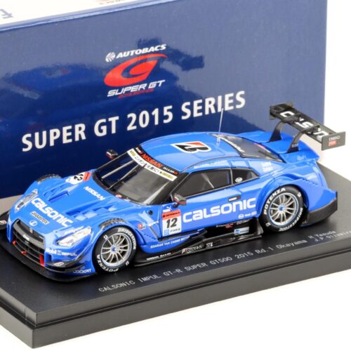 1:43 Ebbro Nissan GT-R Super GT500 Rd.1 Okayama 2015 Calsonic Impul #12