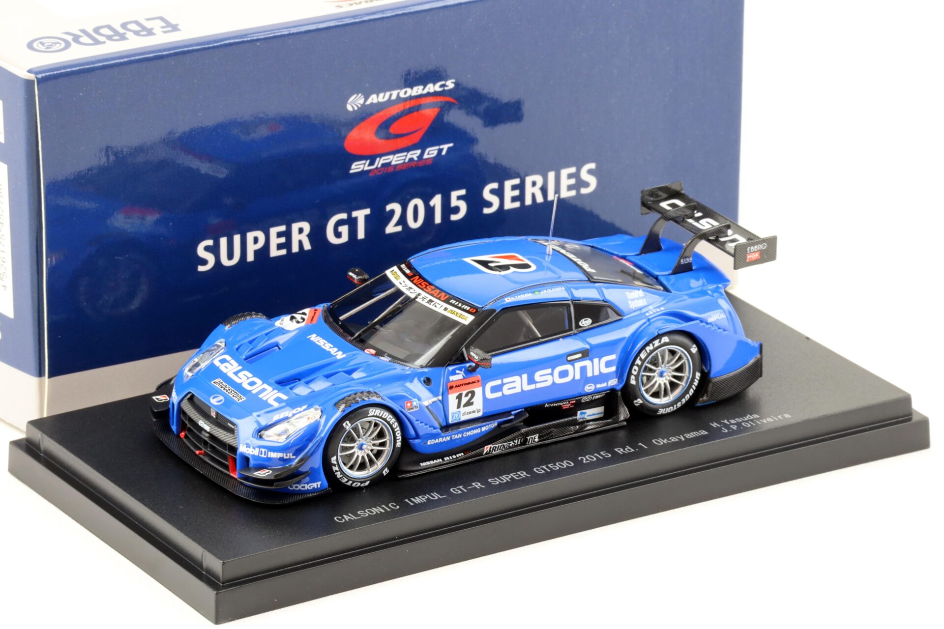 ID 93675 orig.jpg 1:43 Ebbro Nissan GT-R Super GT500 Rd.1 Okayama 2015 Calsonic Impul #12