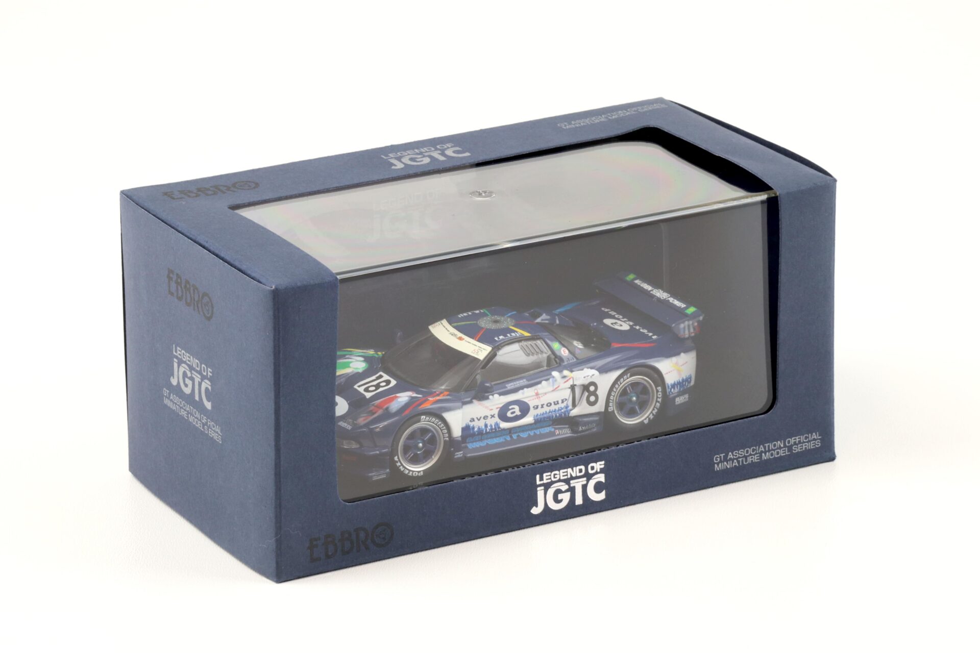 1:43 Ebbro Honda NSX avex DOME MUGEN NSX #18 JGTC 1997 Kurosawa/Yamamoto