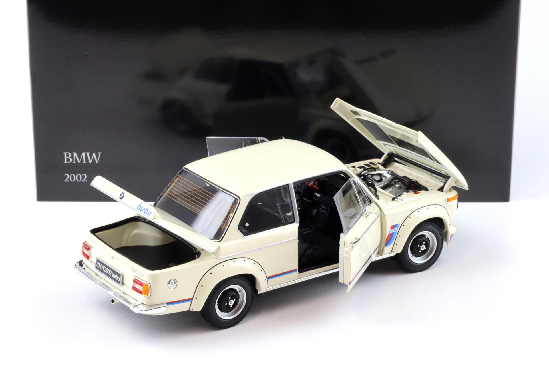 1:18 Kyosho BMW 2002 Turbo 1974 white 08544W – Premium-Modelcars