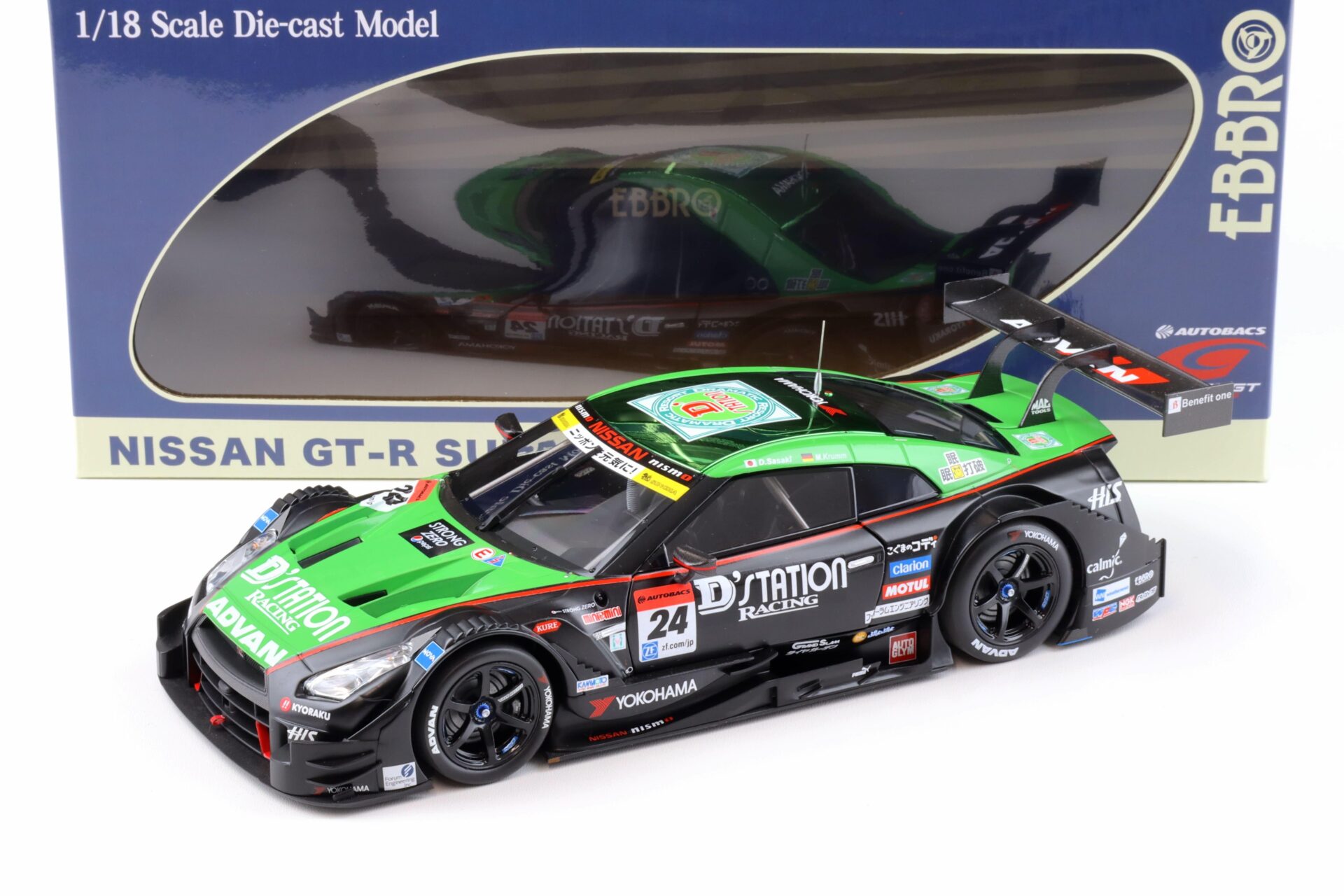 ID 94003 orig.jpg 1:18 Ebbro Nissan GT-R Super GT500 2015 Rd.4 Fuji Winner D´station ADVAN #24