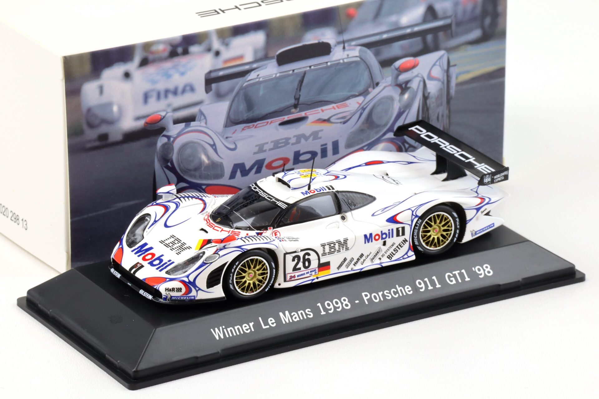 ID 94033 orig.jpg 1:43 Spark Porsche 911 GT1 Winner Le Mans 1998 Mobil 1 #26 MAP Porsche Museum